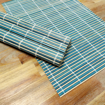 Lot de 4 Sets de Table en Bambou - Résistants et Faciles à Nettoyer