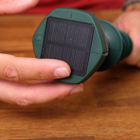 Répulsif Taupes Solaire Étanche avec Vibrations et Fréquences Variables pour Jardin