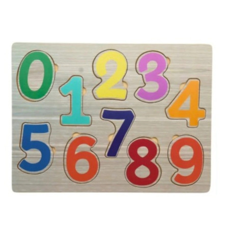 Pack De 2 Puzzles En Bois Jouet Éducatif Et Montessori Pour Enfants Lettres A-Z Et Chiffres 0-9 Dès 2 Ans