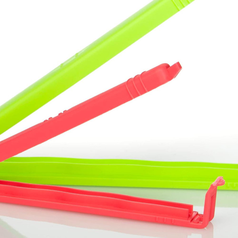 Clips de Fermeture Alimentaires (x18) – Réutilisables, Hermétiques et Colorés
