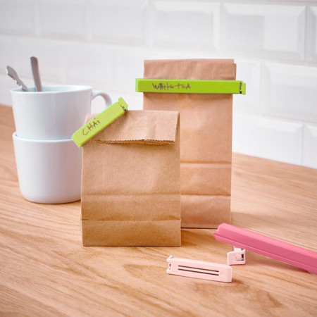 Clips de Fermeture Alimentaires (x18) – Réutilisables, Hermétiques et Colorés