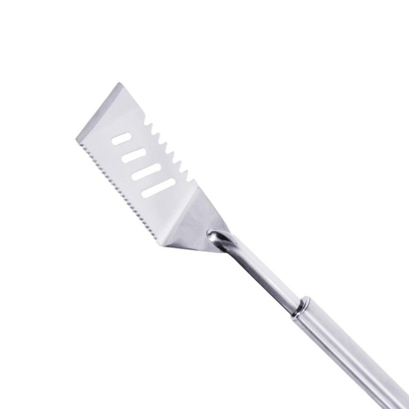 Spatule multifonctions en inox 35 cm – Outil 5 en 1 pour barbecue