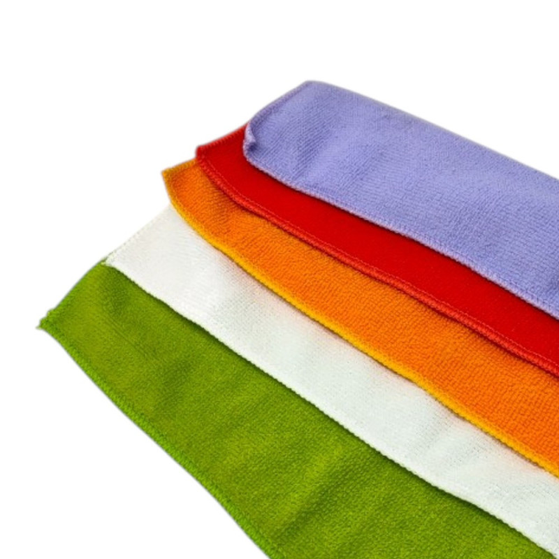 Torchons microfibres ultra absorbants – Lot de 5, 30x30cm