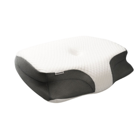 Oreiller Cervical Ergonomique 3 en 1 en Mousse Mémoire Forme avec Soutien du Cou et de la Colonne Vertébrale
