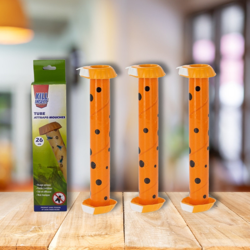 Pack 3 Pièges Collants à Insectes – Mouches & Moustiques