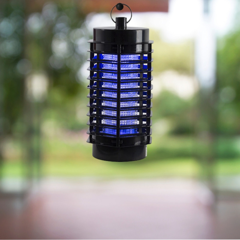 Lampe Anti Moustique 2 LED UV Électrique et Silencieuse pour Intérieur avec Rayon d'Action 40 m²