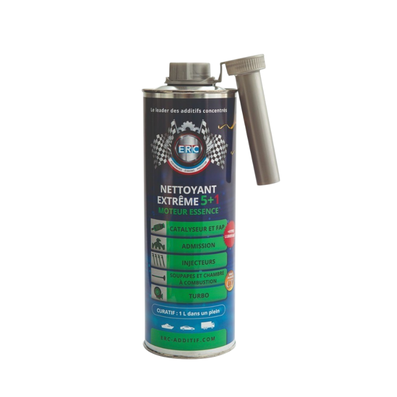 ERC Nettoyage Extrême 5+1 Essence 500 ml - Additif Nettoyant & Lubrifiant pour Moteur