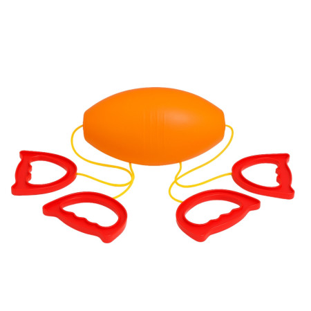 Jeu de Balle  Jumbo Speed à Tirer Avec Longue Corde et Poignées pour Enfants et Adultes Jeu Ludique en Extérieur					