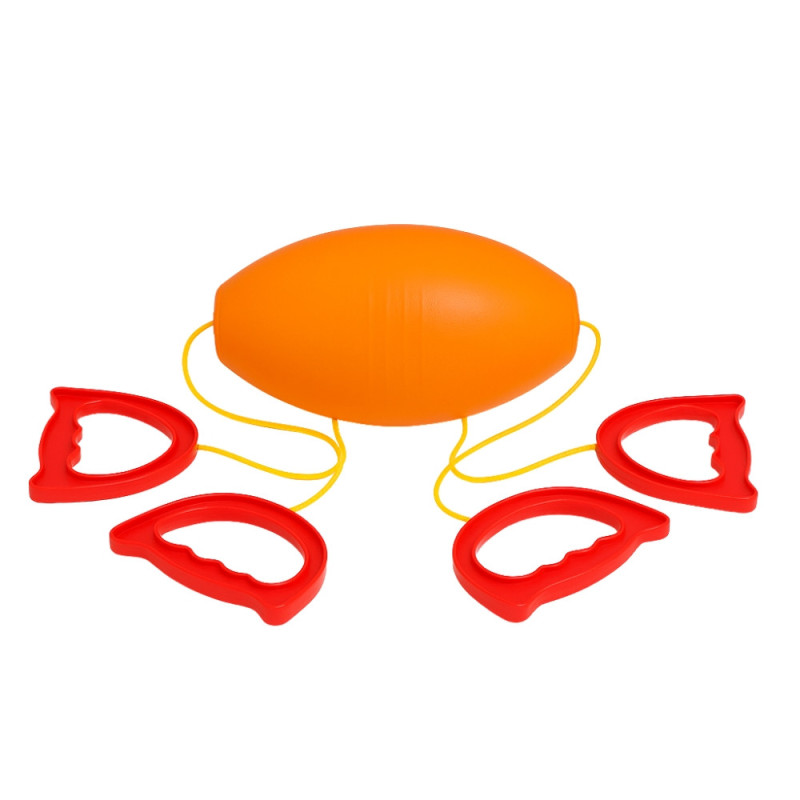 Jeu de Balle  Jumbo Speed à Tirer Avec Longue Corde et Poignées pour Enfants et Adultes Jeu Ludique en Extérieur					