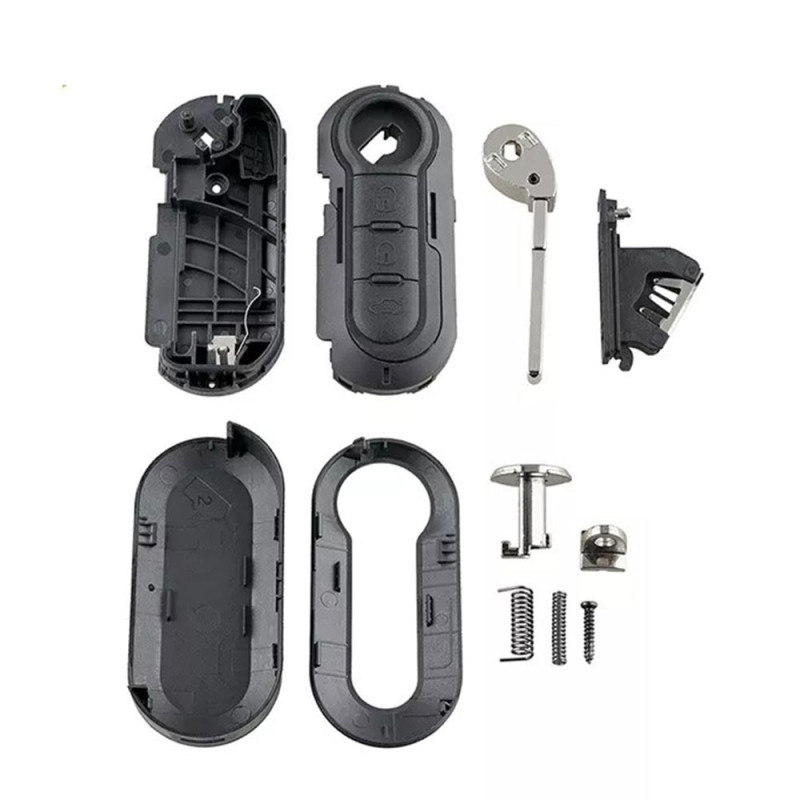 Coque de Clé 3 Boutons pour Fiat et Lancia – Modèles Compatibles Multiples