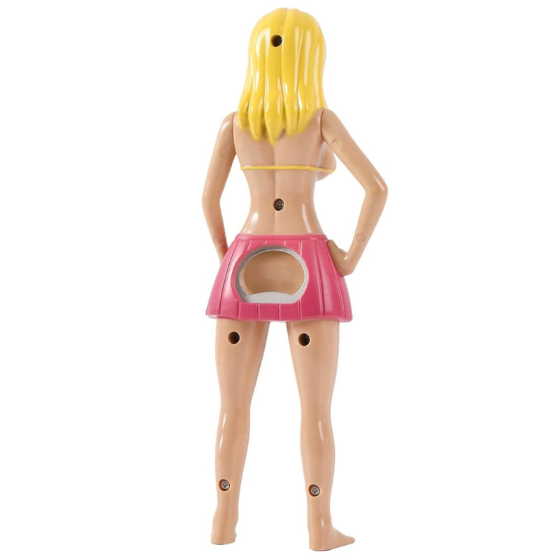 Décapsuleur Femme Blonde Brenda 21cm Modèle Insolite et Original Accessoire Apéro Fun et Design