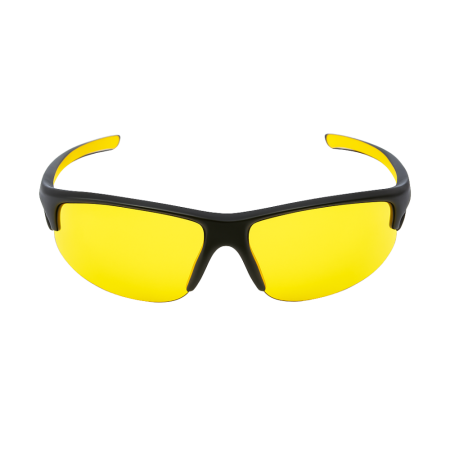 Lunettes de Soleil Sport Rectangle à Verres Teintés Jaunes Marque Juyar avec Branches Ajustés