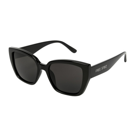 Lunettes de Soleil Femme Butterfly Noire Marque Free Spirit Protection Indice 3 Deisgn et Tendance