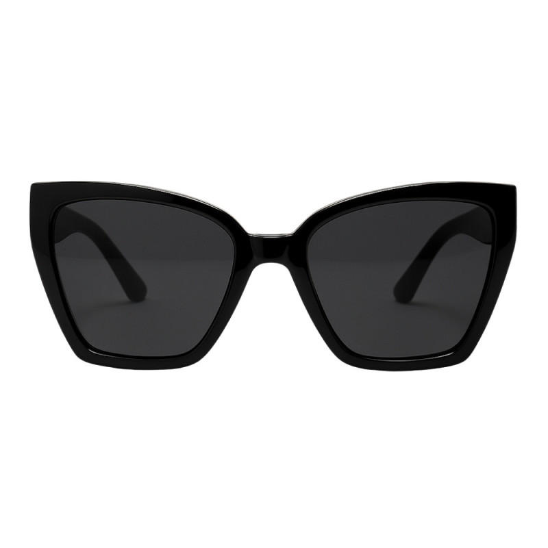 Lunettes de Soleil Femme Butterfly Noire Marque Free Spirit Protection Indice 3 Deisgn et Tendance