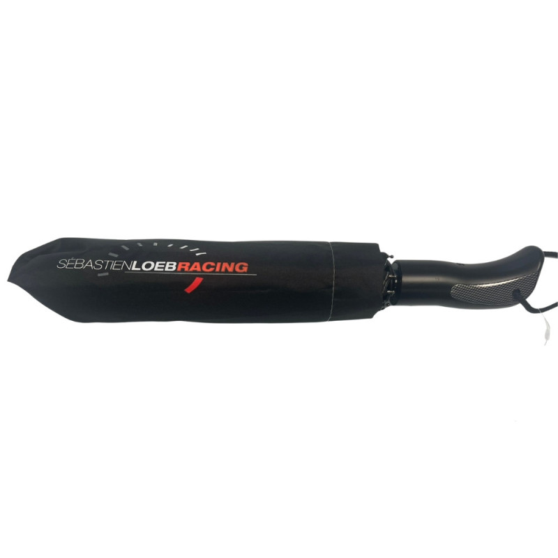 Parapluie Sebastien Loeb Racing Automatique Pliant 32 cm Résistant au Vent Tissu Déperlant Manche Ergonomique