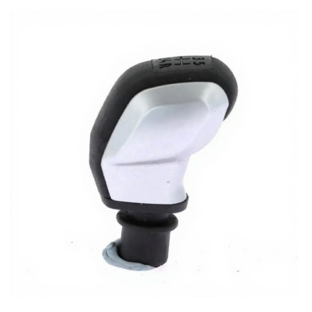Pommeau de levier de vitesse chrome & noir avec manchon intégré – Peugeot, Citroën, DS
