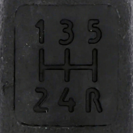 Pommeau de levier de vitesse chrome & noir avec manchon intégré – Peugeot, Citroën, DS