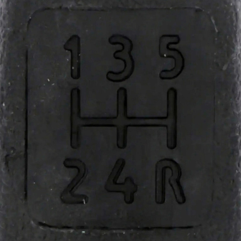 Pommeau de levier de vitesse chrome & noir avec manchon intégré – Peugeot, Citroën, DS