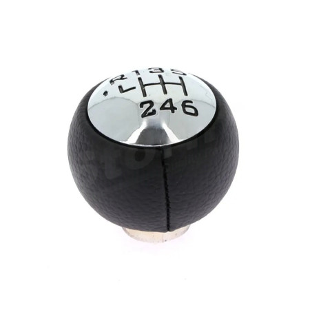 Pommeau de vitesse chrome & noir – Compatibilité multi-marques – OEM 2403S6 / 2403V1