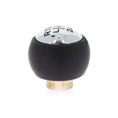 Pommeau de vitesse chrome & noir – Compatibilité multi-marques – OEM 2403S6 / 2403V1