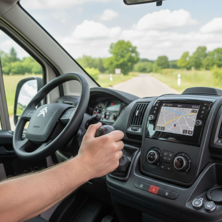 Pommeau de levier de vitesse noir pour véhicules Peugeot, Citroën et Fiat