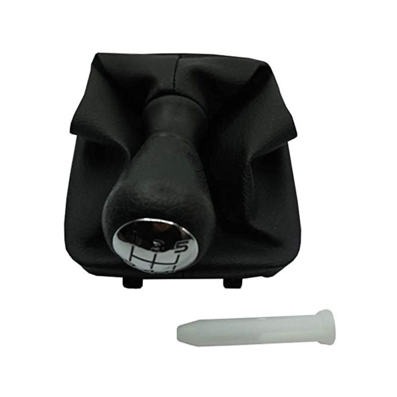 Kit soufflet + pommeau 5 vitesses chromé Peugeot & Citroën – OEM 2403X9 / 2403AP