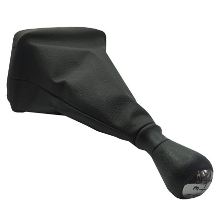 Kit soufflet + pommeau 5 vitesses chromé Peugeot & Citroën – OEM 2403X9 / 2403AP