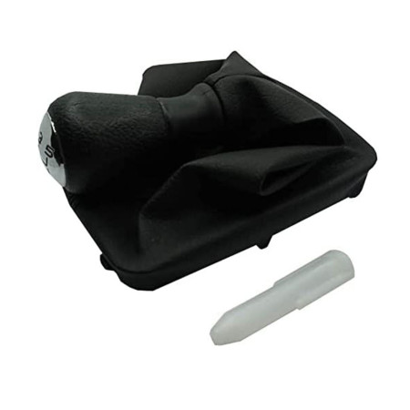 Kit soufflet + pommeau 5 vitesses chromé Peugeot & Citroën – OEM 2403X9 / 2403AP