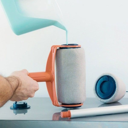 Paint Runner Roller Rouleaux Peinture Magique Anti-Eclaboussures Avec Reservoir