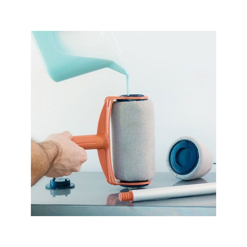 Paint Runner Roller Rouleaux Peinture Magique Anti-Eclaboussures Avec Reservoir