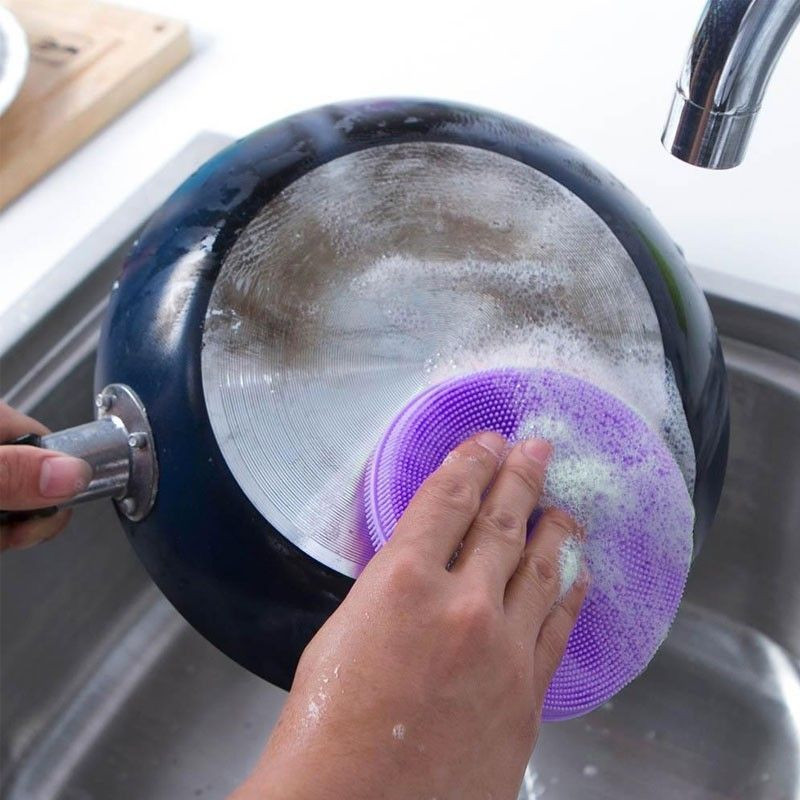 BETTER SPONGE : Pack de 3 Éponges Multi-Usages en Silicone pour Tous Types de Surfaces
