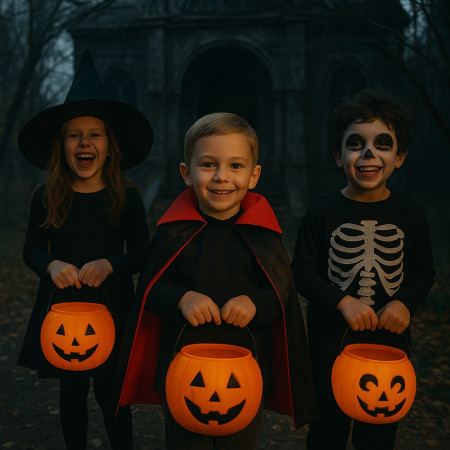 Déguisement Cape Enfant Noire et Rouge Doublée Taille Unique 3 à 6 Ans Costume Halloween
