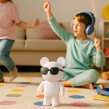 Enceinte Portable Design 10W Bluetooth 5.0 – Micro Intégré, Radio FM, Carte SD, USB et Mode TWS – Look Fun et Moderne