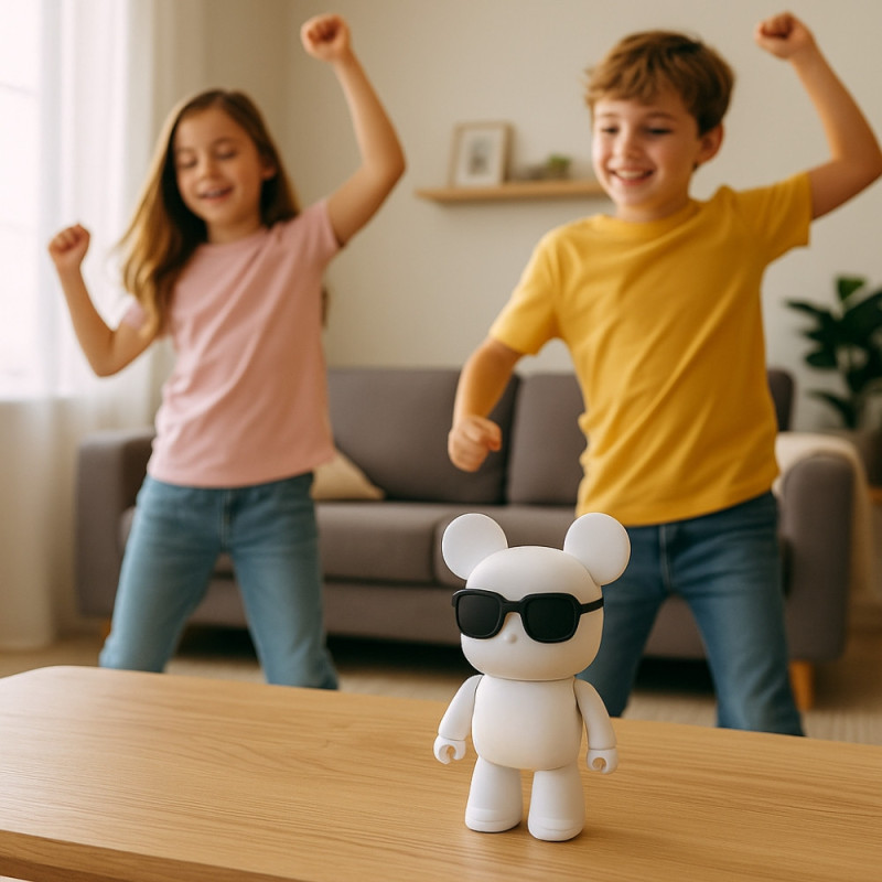 Enceinte Portable Design 10W Bluetooth 5.0 – Micro Intégré, Radio FM, Carte SD, USB et Mode TWS – Look Fun et Moderne