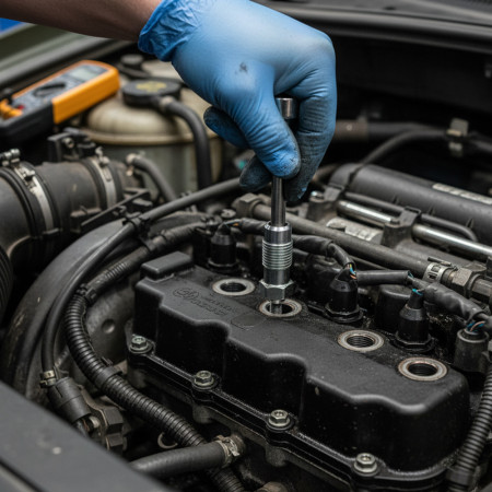 Bougie de préchauffage 71mm M12X1.25 pour moteur Diesel