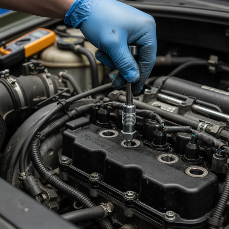 Bougie de préchauffage 71mm M12X1.25 pour moteur Diesel
