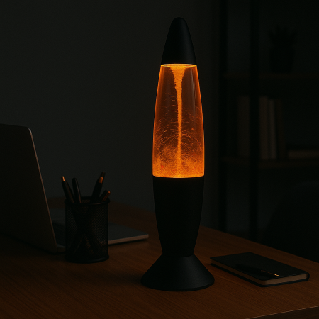 Lampe LED Tornade 34cm – Effet Lave et Tourbillon, Couleurs Changeantes, Alimentation USB, Décoration Chambre, Bureau