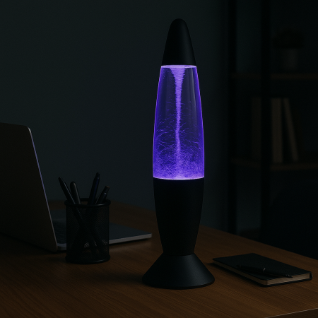 Lampe LED Tornade 34cm – Effet Lave et Tourbillon, Couleurs Changeantes, Alimentation USB, Décoration Chambre, Bureau