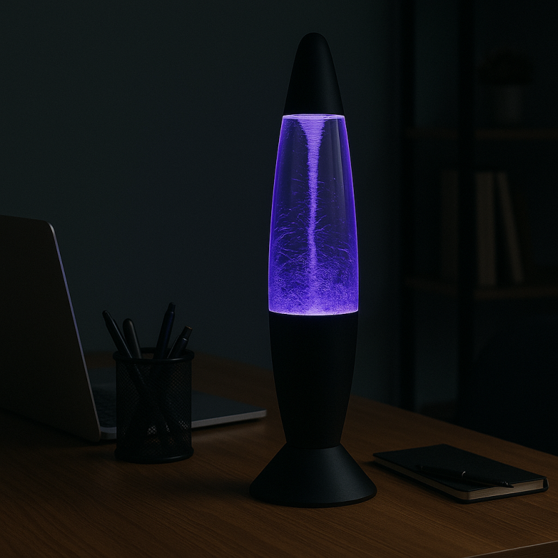 Lampe LED Tornade 34cm – Effet Lave et Tourbillon, Couleurs Changeantes, Alimentation USB, Décoration Chambre, Bureau