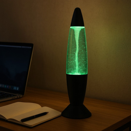 Lampe LED Tornade 34cm – Effet Lave et Tourbillon, Couleurs Changeantes, Alimentation USB, Décoration Chambre, Bureau