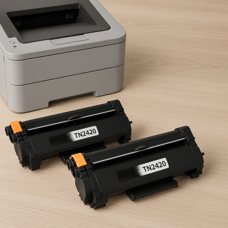 Cartouches de Toners Compatibles BROTHER TN2420 Imprimantes DCP L2510D à L2550DN & HL L2310D à HL2395DW & MFC L2710DW à L2750DW