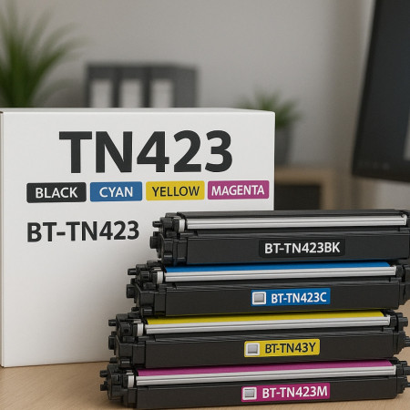 Pack de Cartouches de Toners Compatibles BROTHER TN423 Imprimantes DCP L8410CDW/HL L8260DW/HL L8360CDW/MFC L8690CDW/MFC L8900CDW