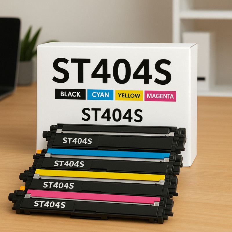 Pack de 4 Cartouches de Toners Compatibles SAMSUNG 404S pour Imprimantes Xpress C430, C430W, C480, C480FN, C480FW, C480W, C483W