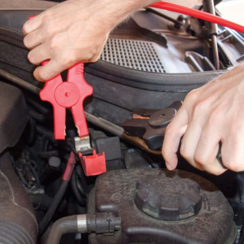 Câbles de Démarrage 500A 4.5Mètres – Pinces Renforcées, Section 38mm², Essence jusqu’à 7.0L 7000cc ou Diesel 4.0L 5000cc