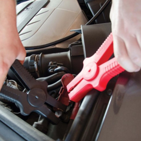 Câbles de Démarrage 500A 4.5Mètres – Pinces Renforcées, Section 38mm², Essence jusqu’à 7.0L 7000cc ou Diesel 4.0L 5000cc