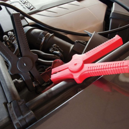 Câbles de Démarrage 500A 4.5Mètres – Pinces Renforcées, Section 38mm², Essence jusqu’à 7.0L 7000cc ou Diesel 4.0L 5000cc
