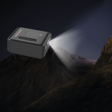 Mini Compresseur Portable Swiss Drive 150 PSI – Recharge USB, Arrêt Auto & Écran Digital. Adaptateur inclus.