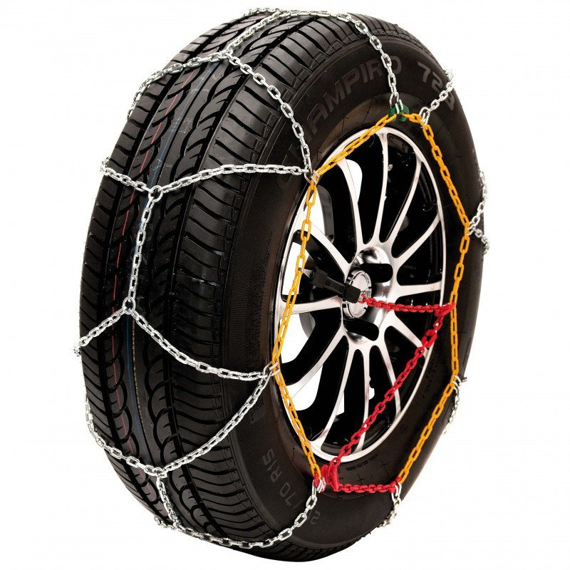 Chaînes Neige HUSKY Advance 9mm KN130 – Acier Renforcé, Motif en D, Compatibles ABS, Montage Facile, Certifiées EN16662-1