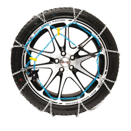 Chaînes Neige HUSKY BUTZI 9mm KN95 – Acier Renforcé, Motif D, Montage Facile, Certifiées TUV, GS/O-Norm V5117