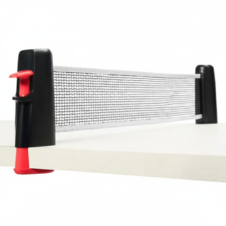 Filet de Tennis de Table Extensible avec Housse – Réglable Jusqu'à 1,7 mètres, Clips Universels 0,5 à 5,5 cm
